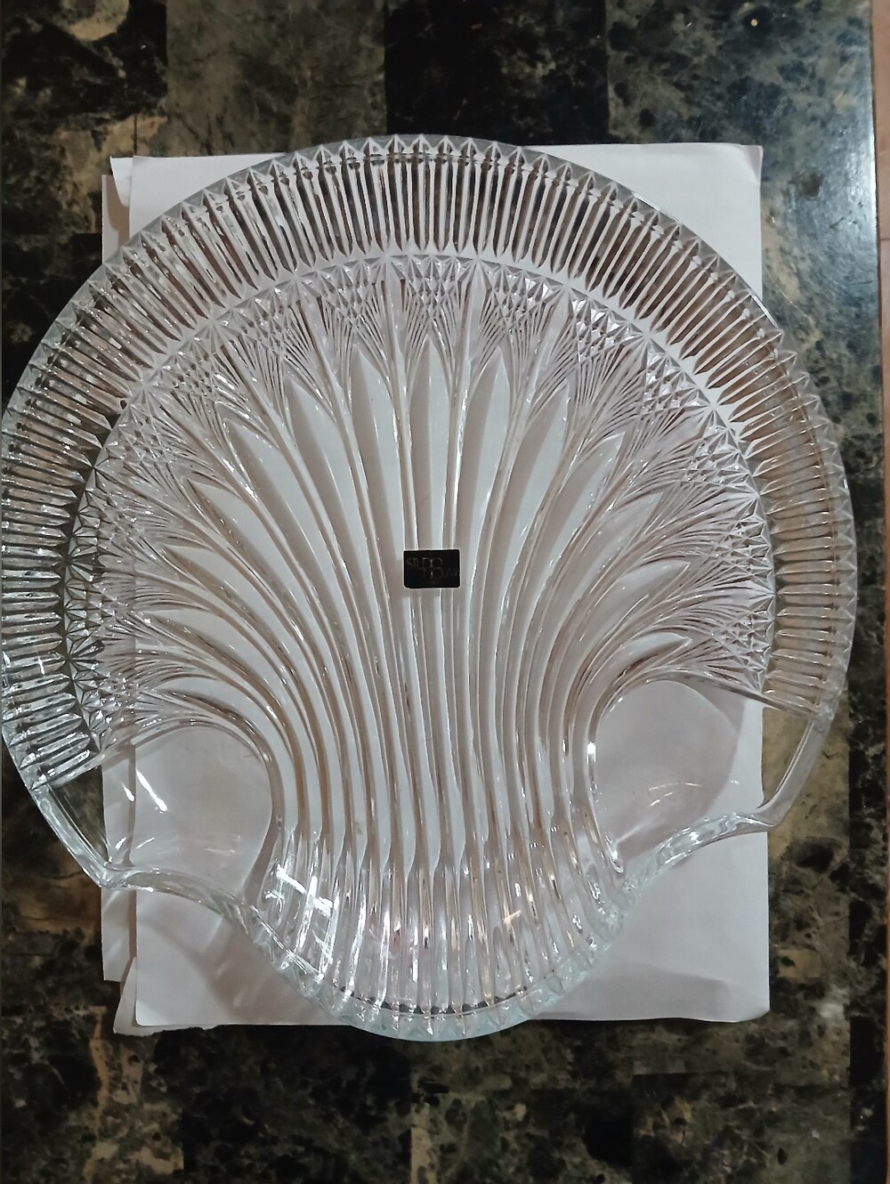 Vintage Studio Nova Glass Serving Dish. Like new.